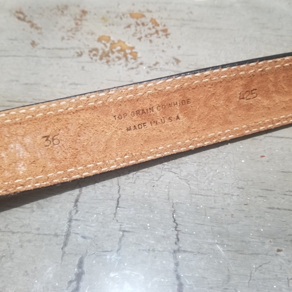 Tooled Belt Top Grain - Picture 5 of 6